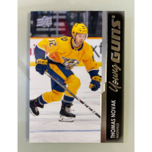 2021-22 Upper Deck Series 2 Hockey Young Guns Thomas Novak RC Predators 476