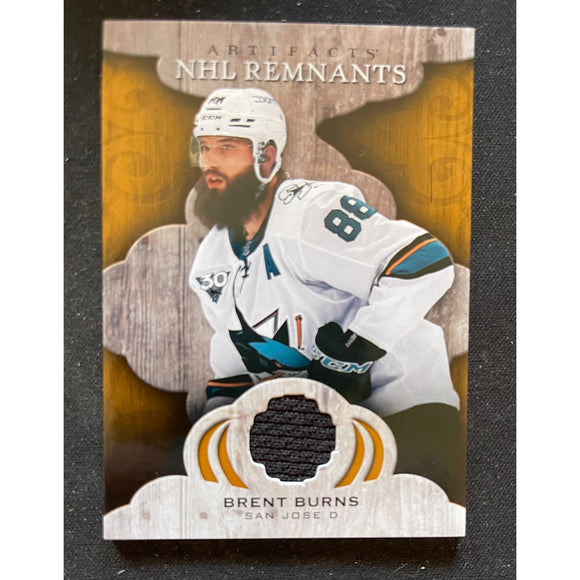 2021-22 Upper Deck Artifacts NHL Remnants Brent Burns Sharks NR-BB