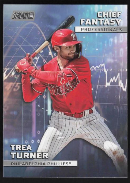 2023 Topps Stadium Club Baseball - CFPRO Chief Fantasy Professionals - CFPRO-7 Trea Turner - Philadelphia Phillies