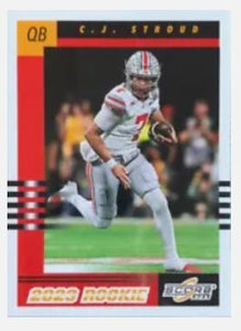 2023 Score Football - 2003 Throwback Rookie - 2 C.J. Stroud - Ohio State Buckeyes