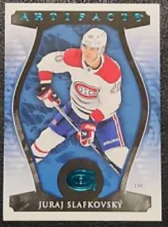 2023-24 Upper Deck Artifacts Hockey - Turquoise - 13 Juraj Slafkovsky - Montreal Canadiens