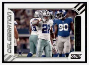 2023 Score Football - Celebration - 13 Ezekiel Elliott - Dallas Cowboys