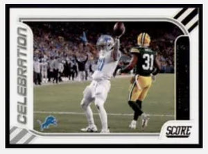 2023 Score Football - Celebration - 4 Jamaal Williams - Detroit Lions