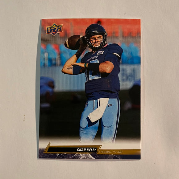 2023 Upper Deck CFL - Canadian Football League - Gold Glossy - 30 Chad Kelly - Toronto Argonauts