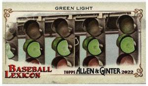 2022 Topps Allen & Ginter - Mini Lexicon - BL-6 Green Light