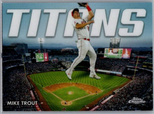 2023 Topps Chrome - Titans - CT-3 Mike Trout - Los Angeles Angels