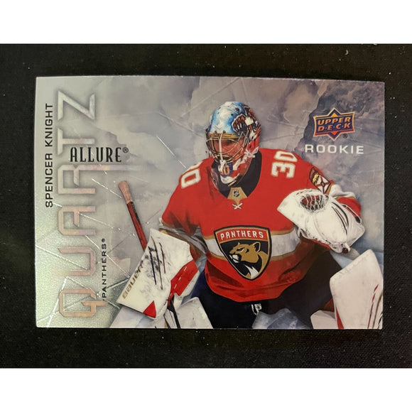 2021-22 Upper Deck Allure Quartz Rookie Spencer Knight RC Panthers AQ-SK