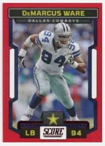 2023 Score Football - Red - 233 DeMarcus Ware - Dallas Cowboys