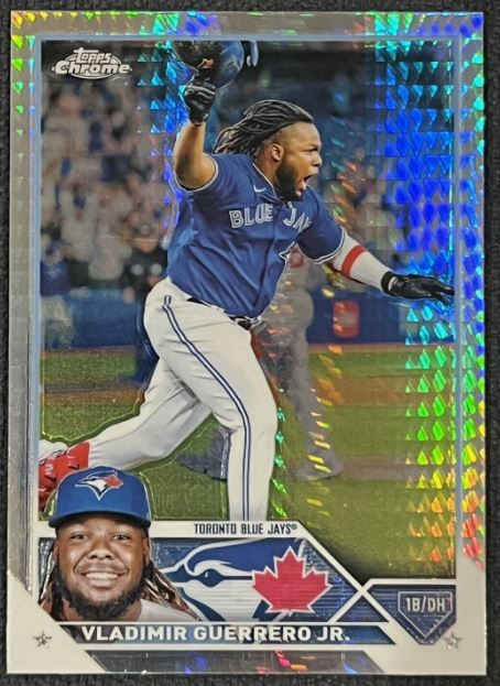 2023 Topps Chrome - Prizm Refractor - 50 Vladimir Guerrero Jr. - Toronto Blue Jays