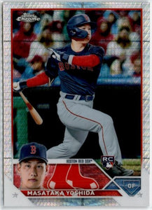 2023 Topps Chrome - Prizm Refractor - 167 Masataka Yoshida - Boston Red Sox RC