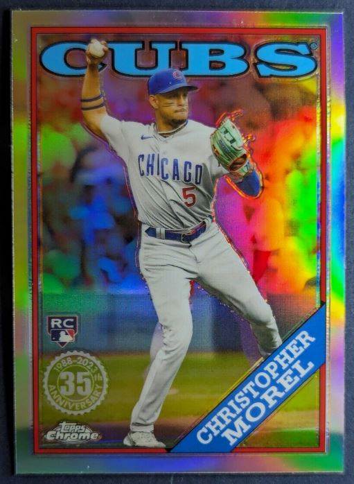 2023 Topps Chrome - 1988 Refractor - 88BC-20 Christopher Morel - Chicago Cubs