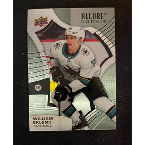 2021-22 Upper Deck Allure Steel Rookie William Eklund RC Sharks 102