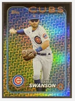 2024 Topps Series 1 Baseball - Holiday - Refractor - 164	Dansby Swanson	Chicago Cubs