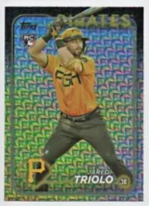 2024 Topps Series 1 Baseball - Holiday - Refractor - 281	Jared Triolo	Pittsburgh Pirates	RC