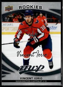 2023-24 Upper Deck MVP Hockey - Silver Script - SP - 241 Vincent Iorio - Washington Capitals