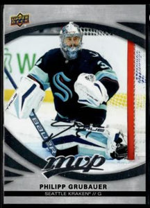 2023-24 Upper Deck MVP Hockey - Silver Script - 69 Philipp Grubauer - Seattle Kraken