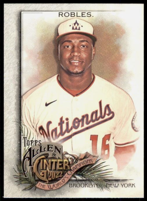 2022 Topps Allen & Ginter - Base SP - 346 Victor Robles - Washington Nationals