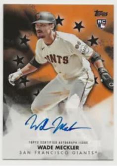 2024 Topps Series 1 Baseball - Baseball Stars Autograph - Black #062/99 - BSA-WME	Wade Meckler	San Francisco Giants	RC