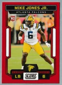 2023 Score Football - Red - 395 Mike Jones Jr. RC - Atlanta Falcons