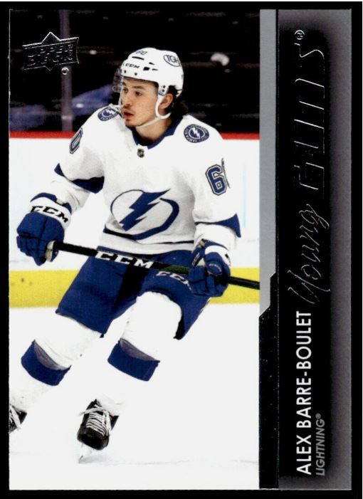 2021-22 Upper Deck Hockey Series One - Young Guns - 241 Alex Barre-Boulet - Tampa Bay Lightning