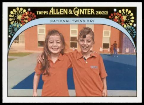 2022 Allen & Ginter It's Your Special Day - IYSD-5 National Twins Day