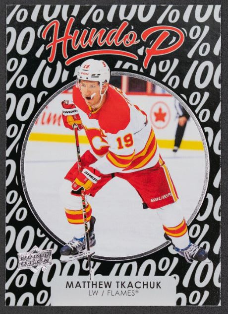 2021-22 Upper Deck Hockey Series One - Hundo P - HP-25 Matthew Tkachuk - Calgary Flames