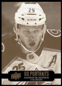 2021-22 Upper Deck Hockey Series One - UD Portraits - P-27 Nathan MacKinnon - Colorado Avalanche