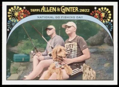 2022 Allen & Ginter It's Your Special Day - IYSD-12 National Go Fishing Day