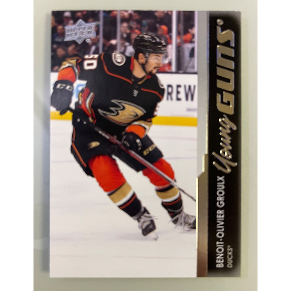 2021-22 Upper Deck Series 2 Hockey Young Guns Benoit-Oliver Groulx Ducks 478