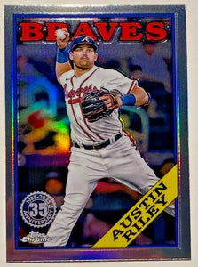 2023 Topps Chrome - 1988 Refractor - 88BC-3 Austin Riley - Atlanta Braves