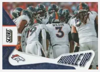 2023 Score Football - Huddle Up - 11 Denver Broncos - Denver Broncos