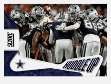 2023 Score Football - Huddle Up - 5 Dallas Cowboys - Dallas Cowboys