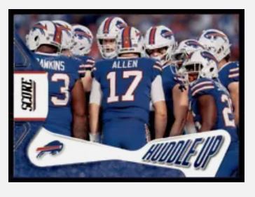 2023 Score Football - Huddle Up - 12 Buffalo Bills - Buffalo Bills