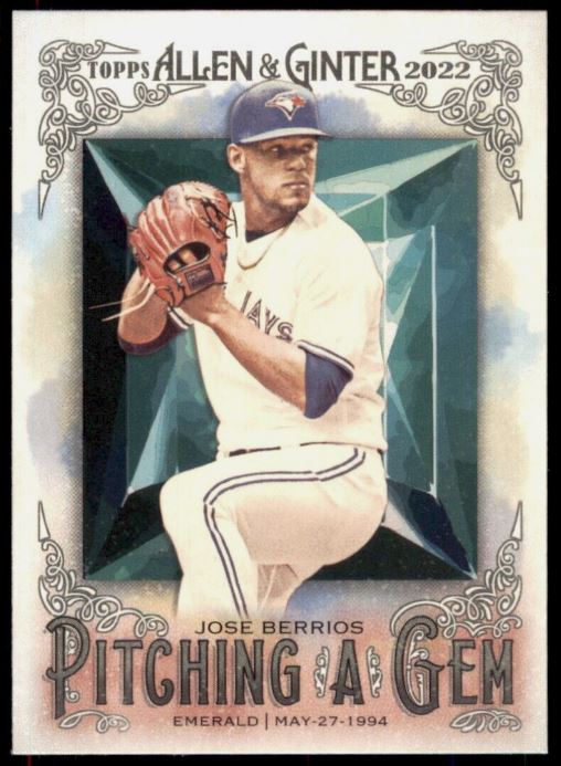 2022 Allen & Ginter Pitching a Gem - PAG-16 Jose Berrios - Toronto Blue Jays