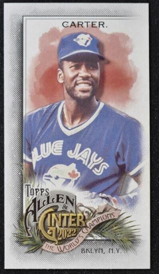 2022 Topps Allen & Ginter - Mini SP - 341 Joe Carter - Toronto Blue Jays