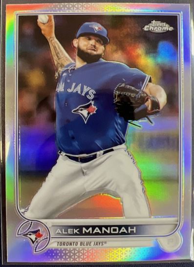 2022 Topps Chrome Baseball - Refractor - 36 Alek Manoah - Toronto Blue Jays