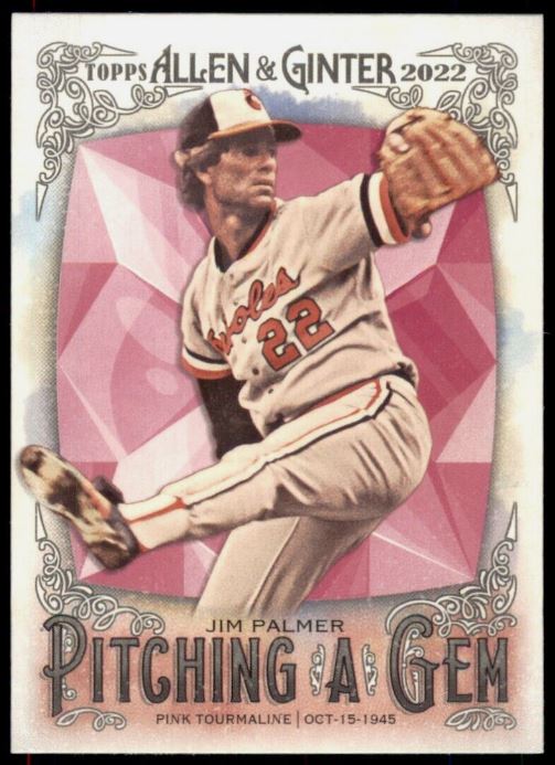 2022 Allen & Ginter Pitching a Gem - PAG-23 Jim Palmer - Baltimore Orioles