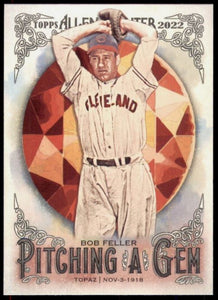 2022 Allen & Ginter Pitching a Gem - PAG-19 Bob Feller - Cleveland