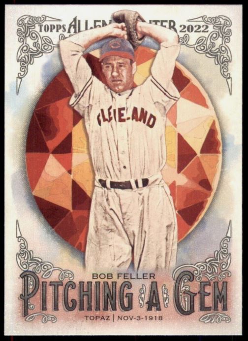 2022 Allen & Ginter Pitching a Gem - PAG-19 Bob Feller - Cleveland