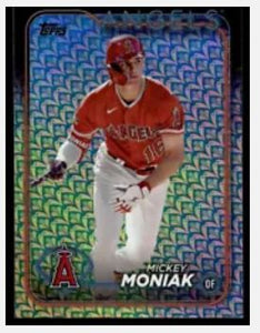 2024 Topps Series 1 Baseball - Holiday - Refractor - 74	Mickey Moniak	Los Angeles Angels