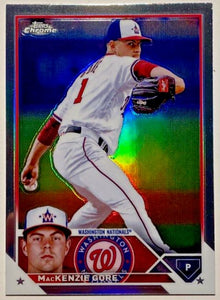 2023 Topps Chrome - Refractor - 216 MacKenzie Gore - Washington Nationals