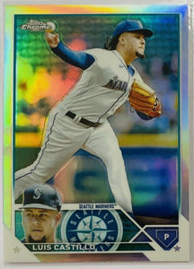 2023 Topps Chrome - Refractor - 13 Luis Castillo - Seattle Mariners