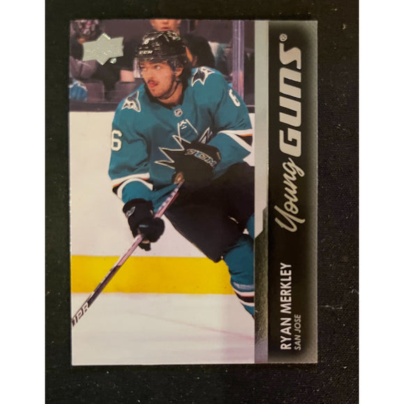 2021-22 Upper Deck Extended Series Young Guns RC Ryan Merkley Sharks 710