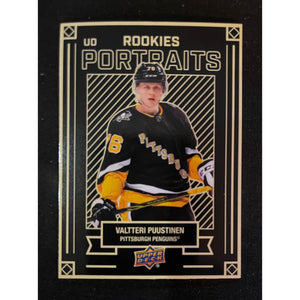 2022-23 Upper Deck Hockey Series Rookie Portraits Valtteri Puustinen RC P-51