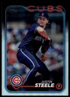 2024 Topps Series 1 Baseball - Rainbow Foil - 318	Justin Steele	Chicago Cubs