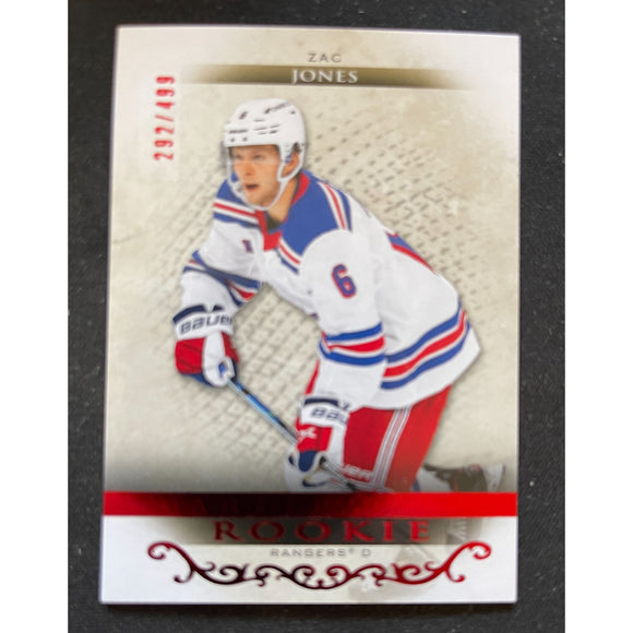 2021-22 Upper Deck Artifacts Ruby Rookie #/499 Zac Jones Rangers 179