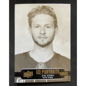 2021-22 Upper Deck Series 2 Portraits Zac Jones RC P61