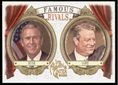 2022 Allen & Ginter Famous Rivals - FR-6 Al Gore/George W. Bush