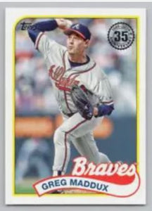 2024 Topps Series 1 Baseball - 1989 Topps Baseball - 89B-86	Greg Maddux	Atlanta Braves