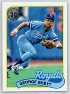 2024 Topps Series 1 Baseball - 1989 Topps Baseball - 89B-47	George Brett	Kansas City Royals